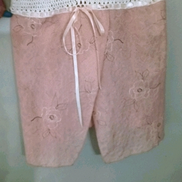 Pink White Knitted Strappy Top - Picture 3 of 5